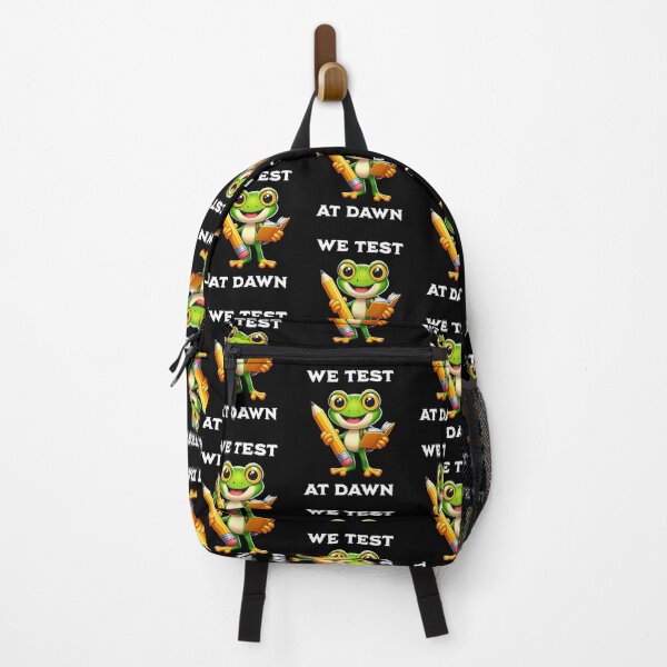 Item preview, We Test At Dawn Funny Frog Test Day designed and sold by TheEndDesign.