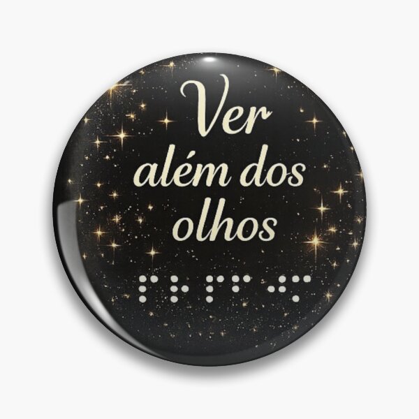 Item preview, Ver Além dos Olhos em Braille com Lua e Estrelas | See Beyond the Eyes designed and sold by MotivArtes.