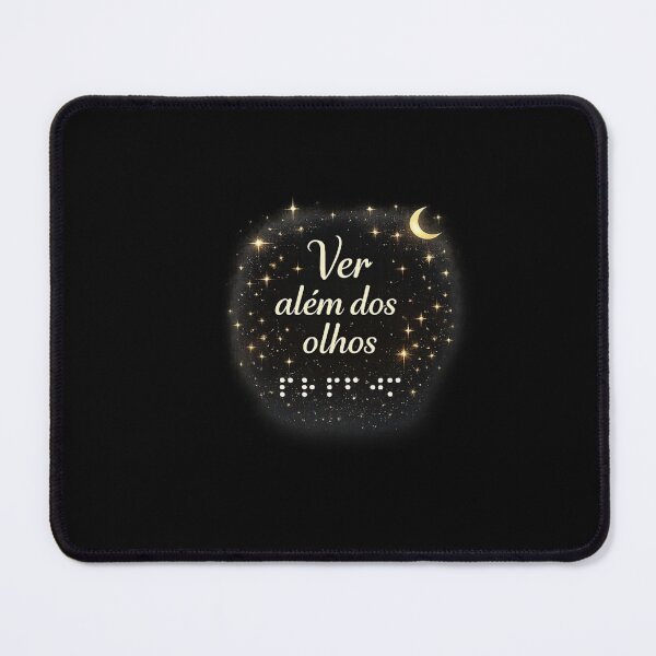 Item preview, Ver Além dos Olhos em Braille com Lua e Estrelas | See Beyond the Eyes designed and sold by MotivArtes.