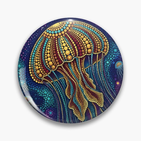 Item preview, Cyberpunk Magical Jelly fish - Underwater world designed and sold by Drishya-Designs.