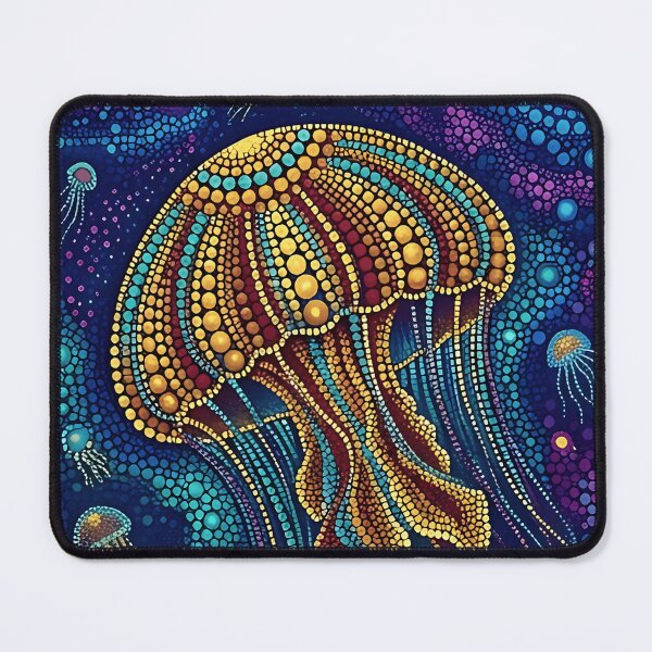 Item preview, Cyberpunk Magical Jelly fish - Underwater world designed and sold by Drishya-Designs.