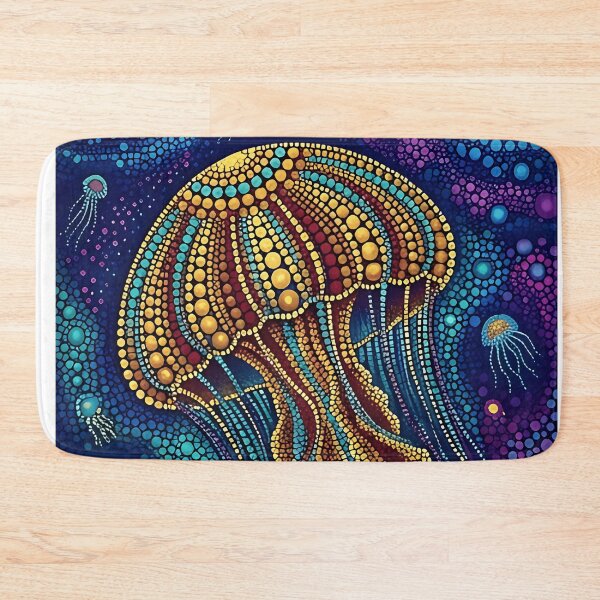 Item preview, Cyberpunk Magical Jelly fish - Underwater world designed and sold by Drishya-Designs.