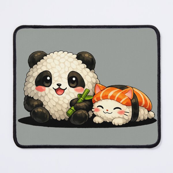Item preview, Cute Panda Rice Ball and Sushi Cat designed and sold by EAH.