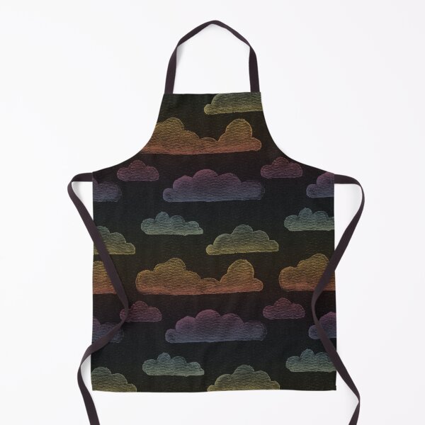 Item preview, Dreamtime Clouds Watercolor Pattern - Coal + Rainbow Sunset designed and sold by Irene Estelle.