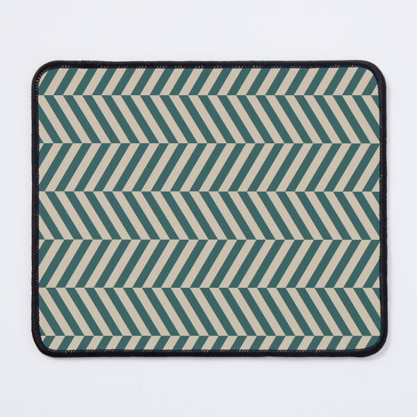 Item preview, Teal And Beige Herringbone Pattern designed and sold by pattern-archive.