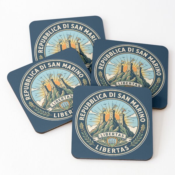 Item preview, San Marino Illustration Travel Art Badge designed and sold by KrisSidDesigns.
