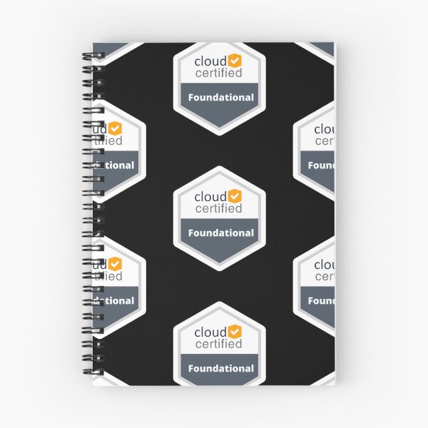 Item preview, Cloud Certified Foundational Badge Design | AWS colors | Stickers, T-Shirts, Mugs, Backpacks, Pins, Notebooks & More designed and sold by I am Certified.