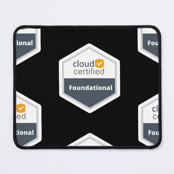 Item preview, Cloud Certified Foundational Badge Design | AWS colors | Stickers, T-Shirts, Mugs, Backpacks, Pins, Notebooks & More designed and sold by I am Certified.
