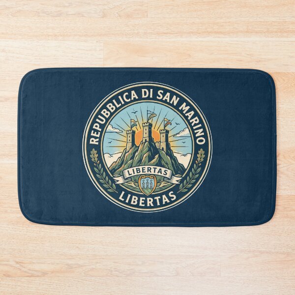 Item preview, San Marino Illustration Travel Art Badge designed and sold by KrisSidDesigns.
