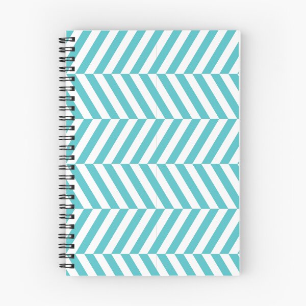 Item preview, White And Aqua Herringbone Pattern designed and sold by pattern-archive.
