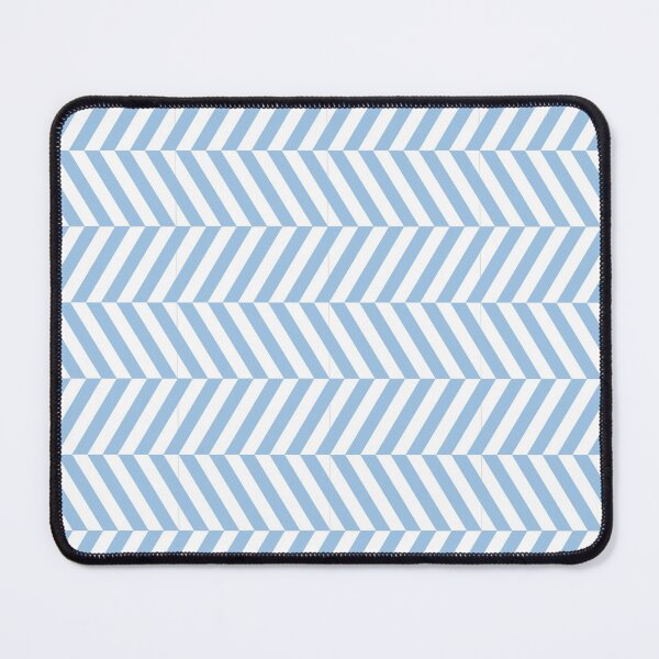 Item preview, White And Baby Blue Herringbone Pattern designed and sold by pattern-archive.