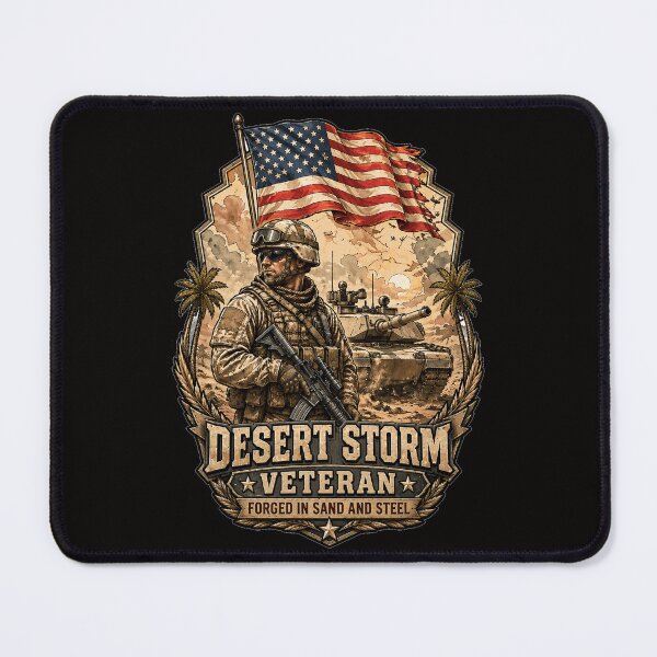 Item preview, Operation Desert Storm Veteran Forged in Sand and Steel designed and sold by fantasticdesign.