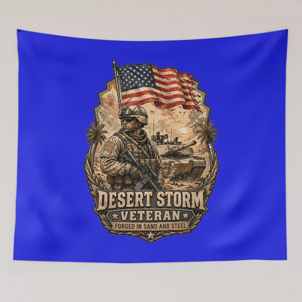 Item preview, Operation Desert Storm Veteran Forged in Sand and Steel designed and sold by fantasticdesign.
