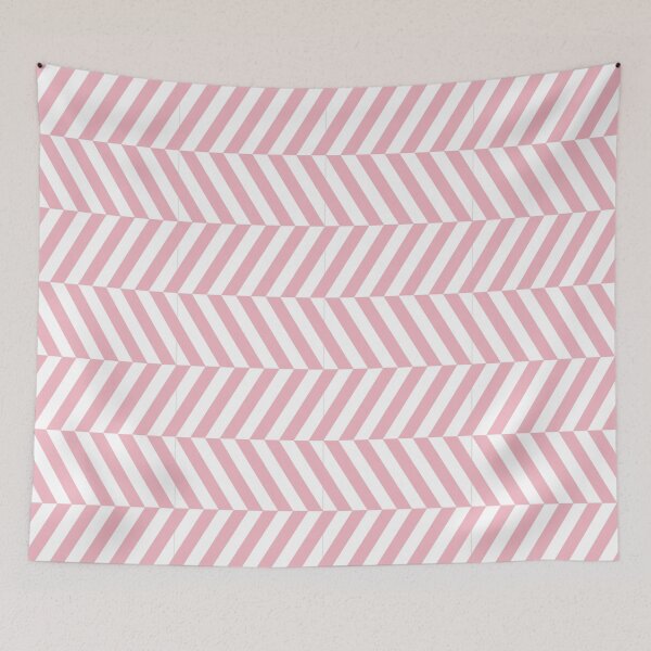 Item preview, White And Blush Herringbone Pattern designed and sold by pattern-archive.