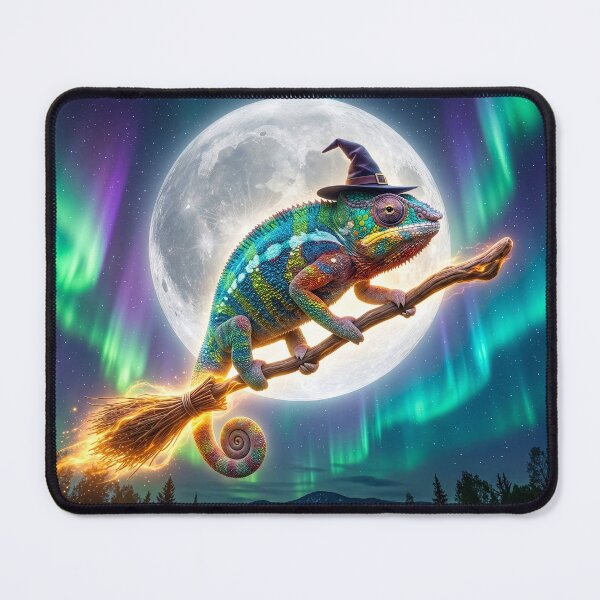 Item preview, Chameleon Witch Out on Her Broomstick designed and sold by Tridentulus.
