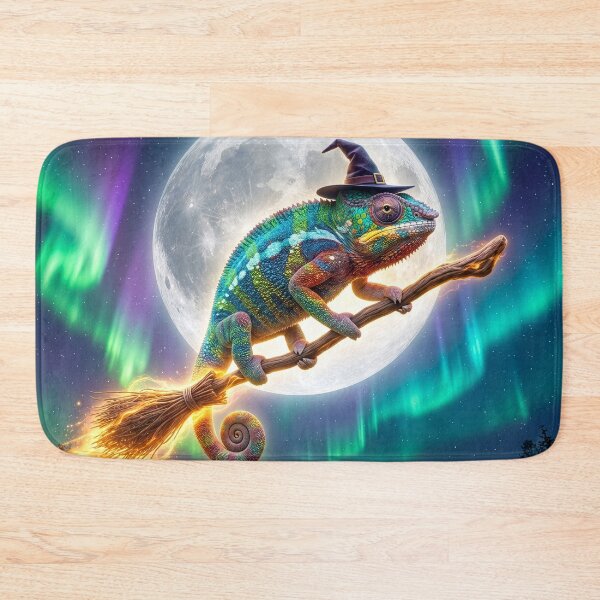 Item preview, Chameleon Witch Out on Her Broomstick designed and sold by Tridentulus.