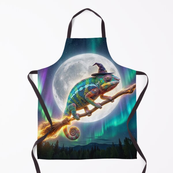 Item preview, Chameleon Witch Out on Her Broomstick designed and sold by Tridentulus.