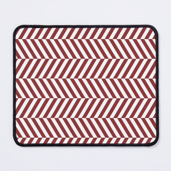 Item preview, White And Brick Red Herringbone Pattern designed and sold by pattern-archive.