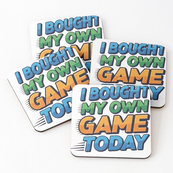Item preview, I Bought My Own Game Today Funny Gamer Quote designed and sold by Dzblack.