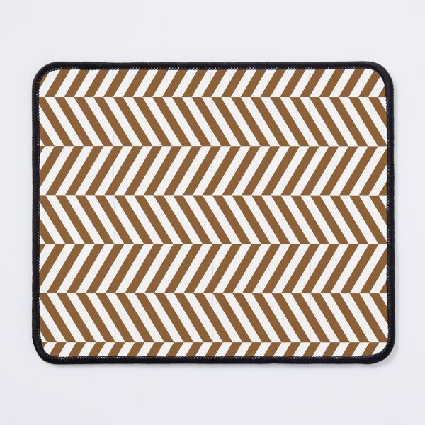 Item preview, White And Bronze Herringbone Pattern designed and sold by pattern-archive.