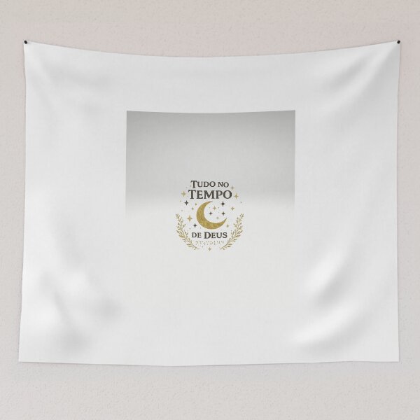 Item preview, Tudo no Tempo de Deus | Everything in God’s Time Braille Moon Design designed and sold by MotivArtes.