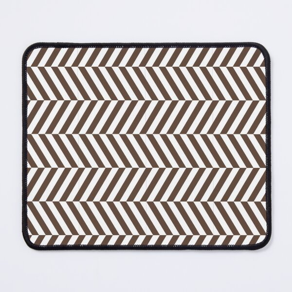 Item preview, White And Brown Herringbone Pattern designed and sold by pattern-archive.
