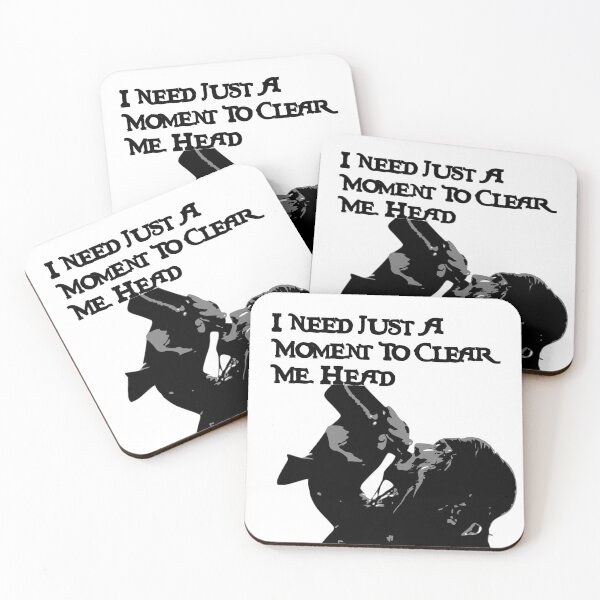 Item preview, “I Need Just a Moment to Clear Me Head” – Pirate in a Bottle Silhouette Design designed and sold by inallusha.