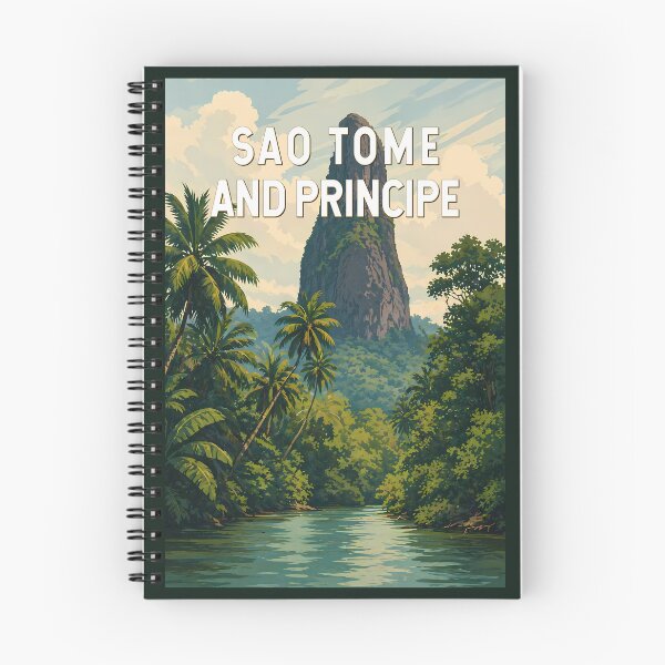 Artikelvorschau, Illustrationen aus São Tomé und Príncipe, Reisekunst, Vintage entworfen und verkauft von KrisSidDesigns.