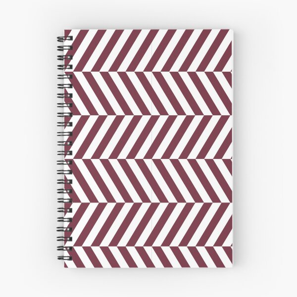 Item preview, White And Burgundy Herringbone Pattern designed and sold by pattern-archive.