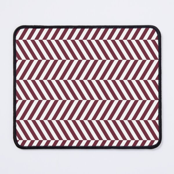 Item preview, White And Burgundy Herringbone Pattern designed and sold by pattern-archive.