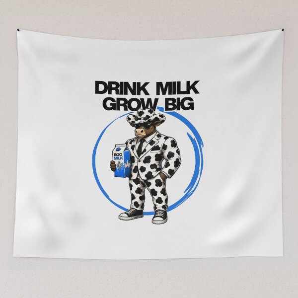Item preview, Cool Cow Milk Streetwear Character Graphic designed and sold by Aimetoi.