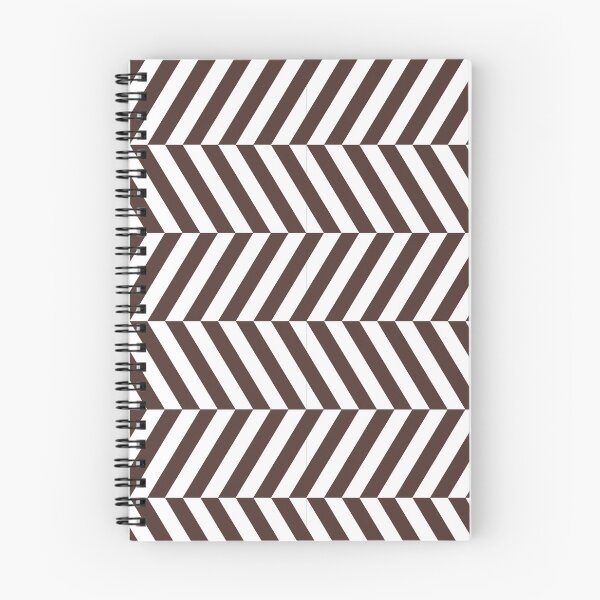 Item preview, White And Chocolate Herringbone Pattern designed and sold by pattern-archive.