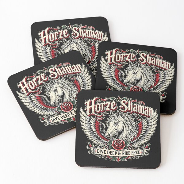 Item preview, Horze Shaman | Black Collection III | Spiritual Rider Shirts & Hoodies | Soul Rider Gift designed and sold by CraazyCrazyArt.