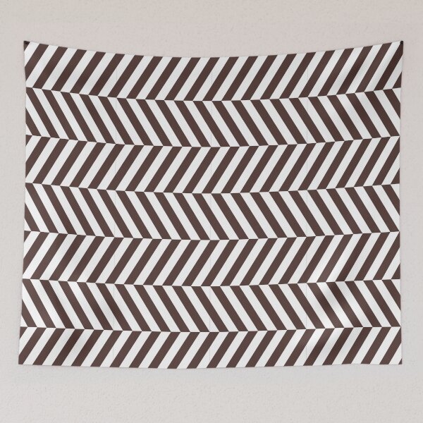 Item preview, White And Chocolate Herringbone Pattern designed and sold by pattern-archive.