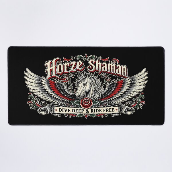 Item preview, Horze Shaman | Black Collection III | Spiritual Rider Shirts & Hoodies | Soul Rider Gift designed and sold by CraazyCrazyArt.
