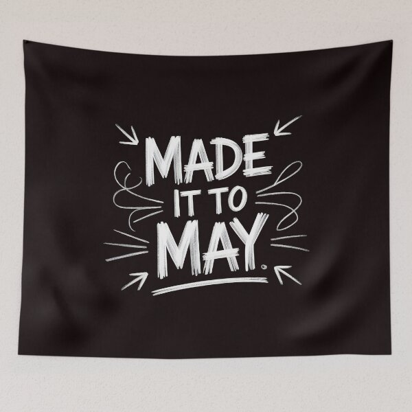 Item preview, Made It to May Teacher Funny Shirt – Teacher Meme Last Day of School Classroom Humor designed and sold by Redgiant87x.