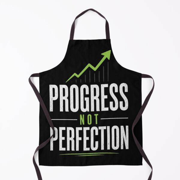 Item preview, Progress Not Perfection Quote | Growth Mindset Motivation | Minimal Aesthetic T-Shirt Design designed and sold by karim2556.