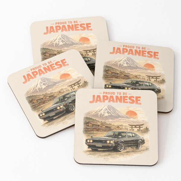 Item preview, Proud to Be Japanese Skyline Vintage Poster designed and sold by Retro Arabica.