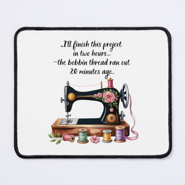 Item preview, The bobbin thread ran out  20 minutes ago..Humorous Sewing Language  designed and sold by AleksandraJac05.