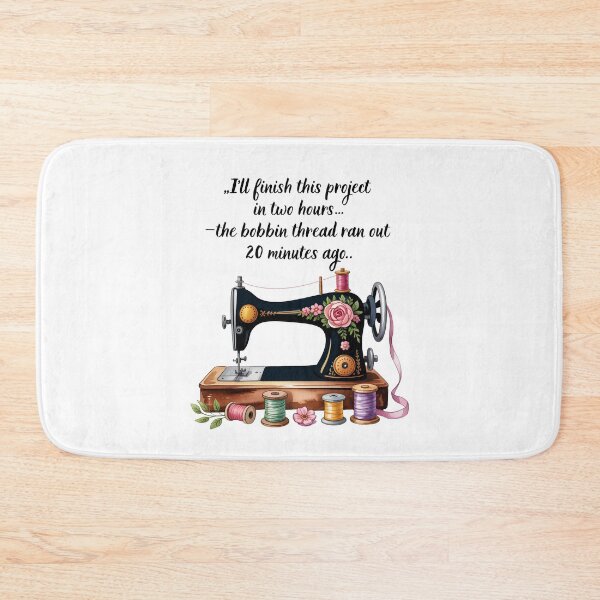 Item preview, The bobbin thread ran out  20 minutes ago..Humorous Sewing Language  designed and sold by AleksandraJac05.