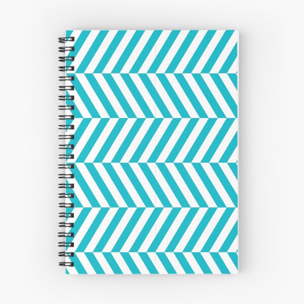 Item preview, White And Cyan Herringbone Pattern designed and sold by pattern-archive.