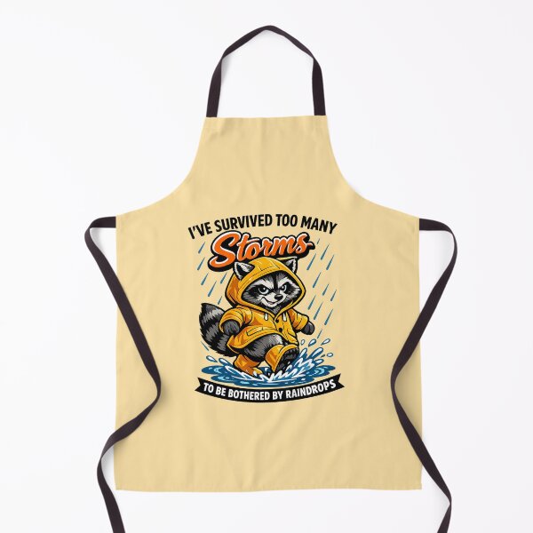 Item preview, Survived the Storms — Playful Raccoon Resilience Design designed and sold by FrescoDesign.