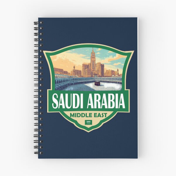 Item preview, Saudi Arabia Illustration Retro Badge designed and sold by KrisSidDesigns.