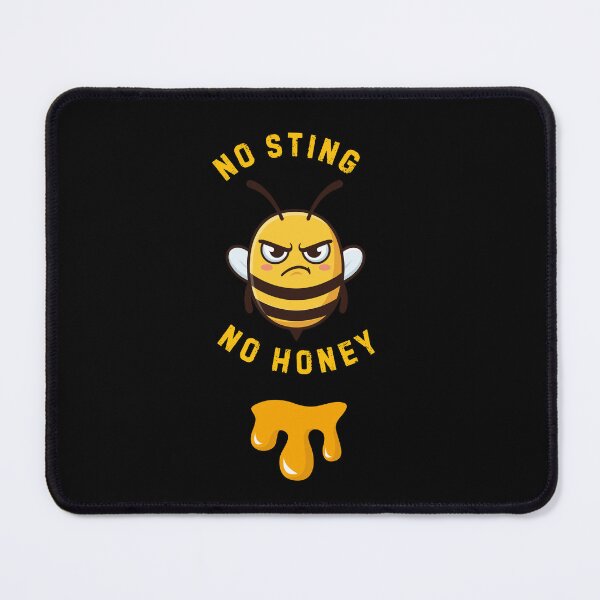 Item preview, Angry Bee No Sting No Honey – Bold Motivational Hustle Quote Design designed and sold by Noble-bee.