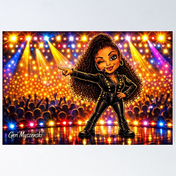 Item preview, Janet Jackson designed and sold by The Art Queen Of Michigan .