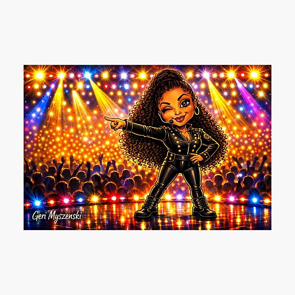 Item preview, Janet Jackson  designed and sold by The Art Queen Of Michigan .