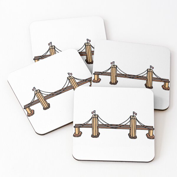 Item preview, Brooklyn Bridge Sticker | Postcards from New York Collection designed and sold by BellaDesignCo.
