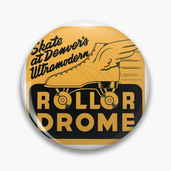 Artikelvorschau, Rollor Drome Denver Colorado Roller Skating Rinne Aufkleber Etikett entworfen und verkauft von tislord.