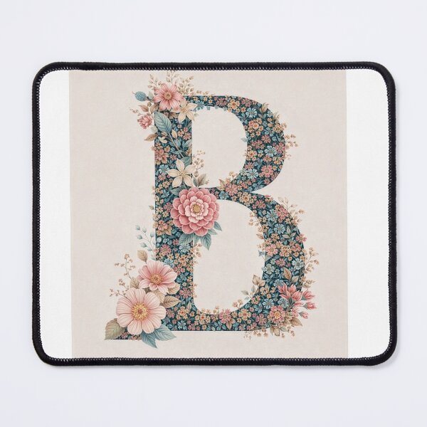 Item preview, Floral Monogram Letter B Illustration designed and sold by FortuneAndFrame.