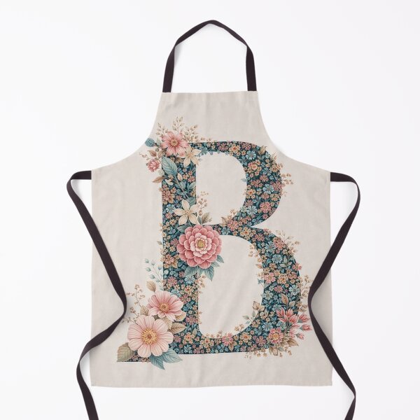 Item preview, Floral Monogram Letter B Illustration designed and sold by FortuneAndFrame.